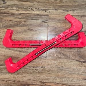 Ice Skate Hard Guards Red